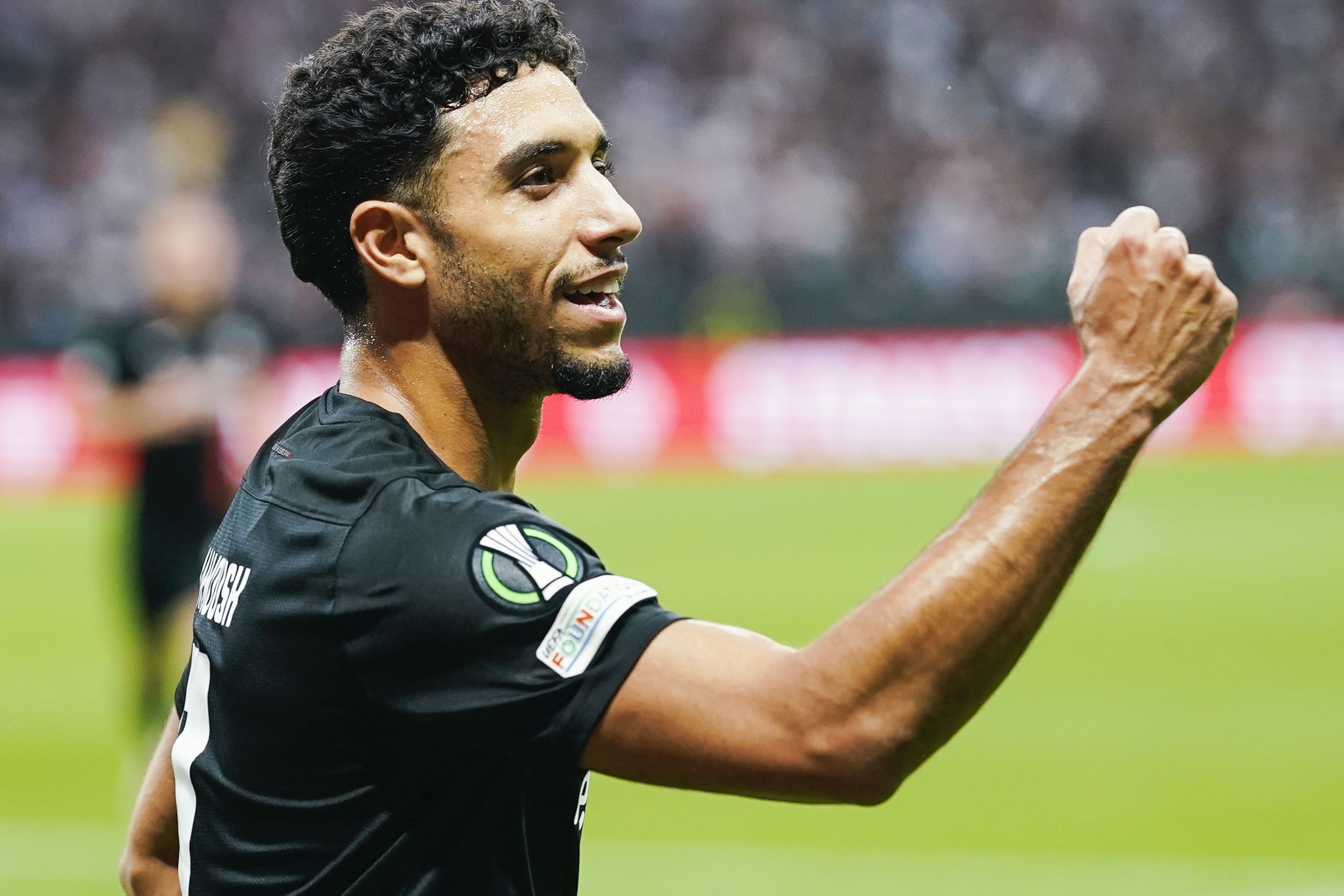 Omar Marmoush is close to joining Manchester City (PA Wire via DPA)