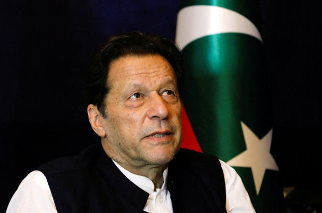 <p>Former Pakistani Prime Minister Imran Khan</p>