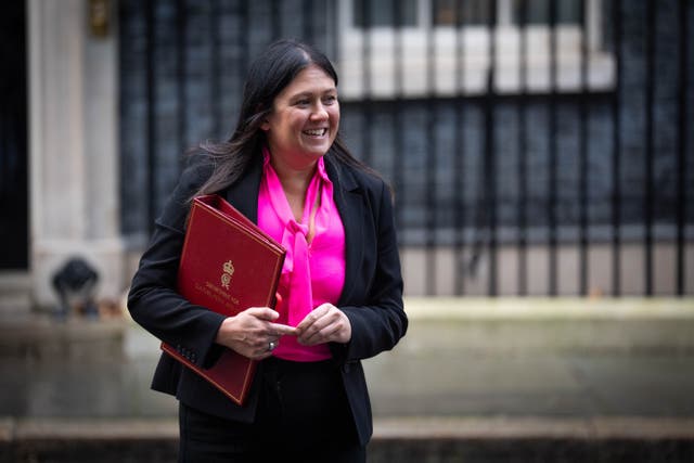 Culture Secretary Lisa Nandy leaves Downing Street (James Manning/PA)