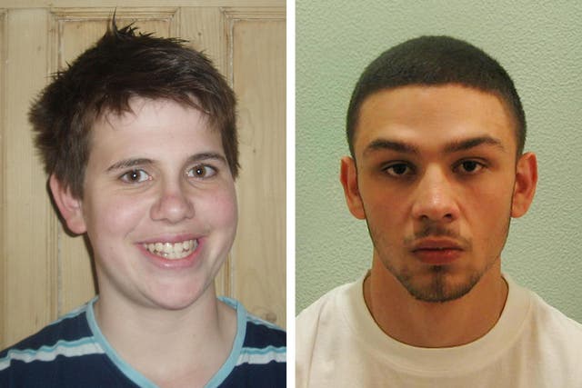 16-year-old Jimmy Mizen (left) and convicted murderer Jake Fahri (PA)