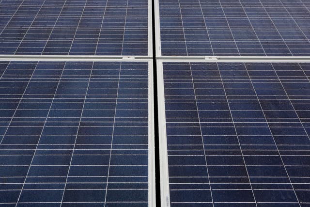 An MP described his proposal for solar panels to be standard on new build homes as a ‘win-win’ (Gareth Fuller/PA)