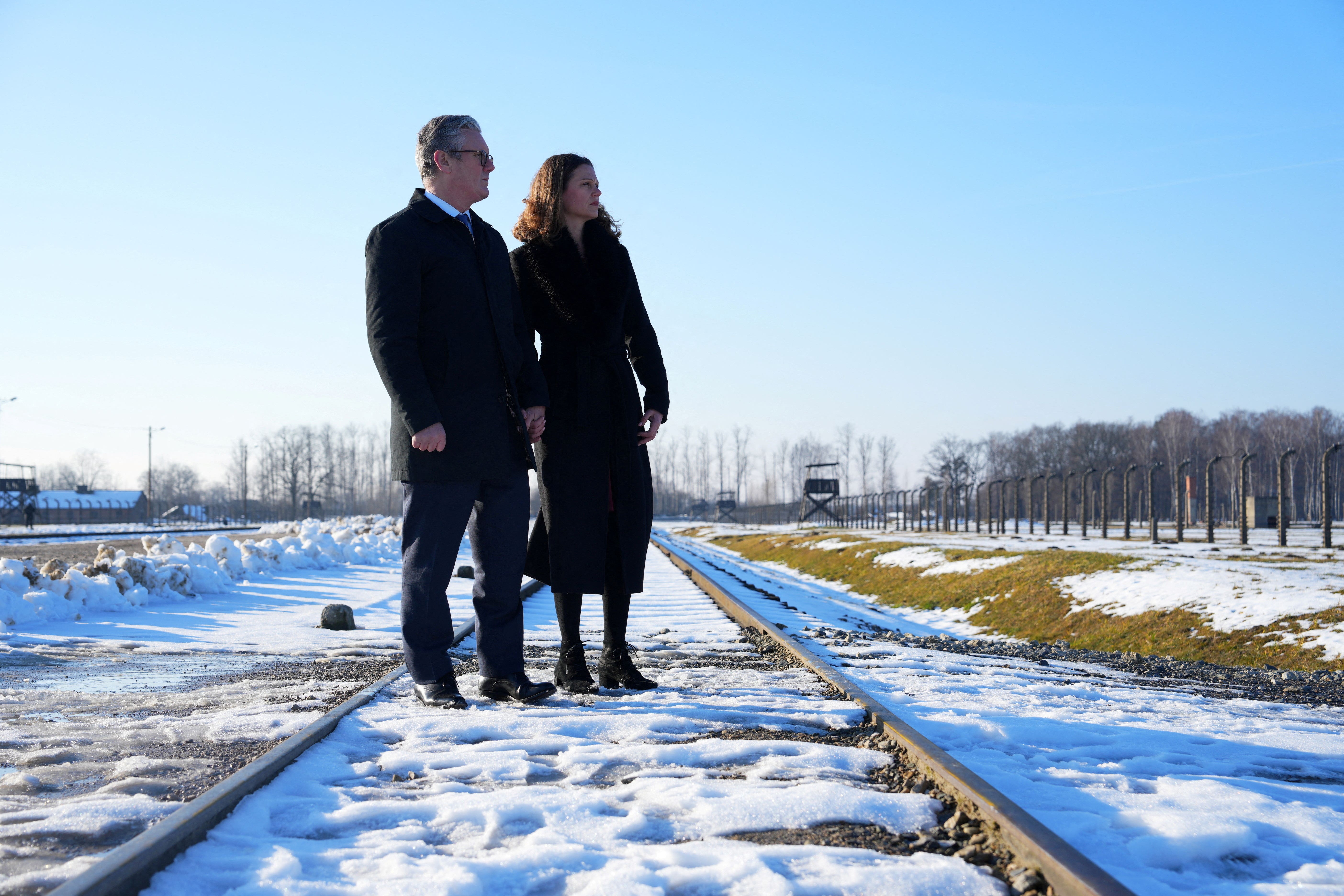 Starmer visits harrowing Auschwitz and vows renewed fight  