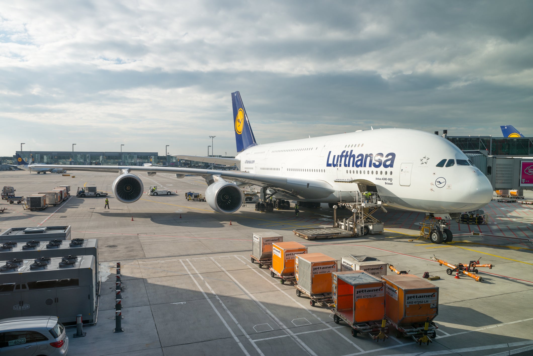 Lufthansa include one piece of carry-on baggage weighing up to 8kg