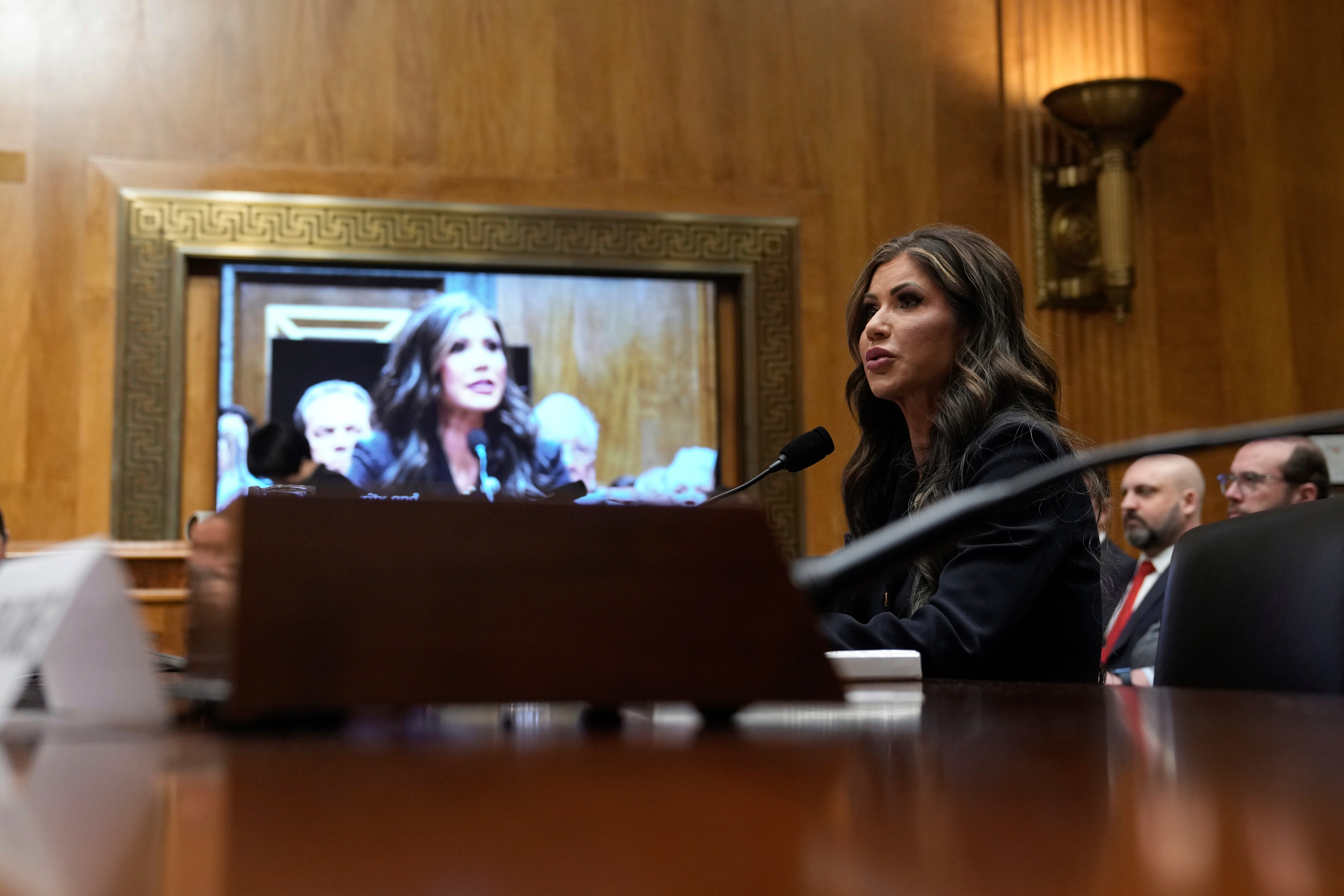 <p>Noem is nominated to lead Department of Homeland Security </p>