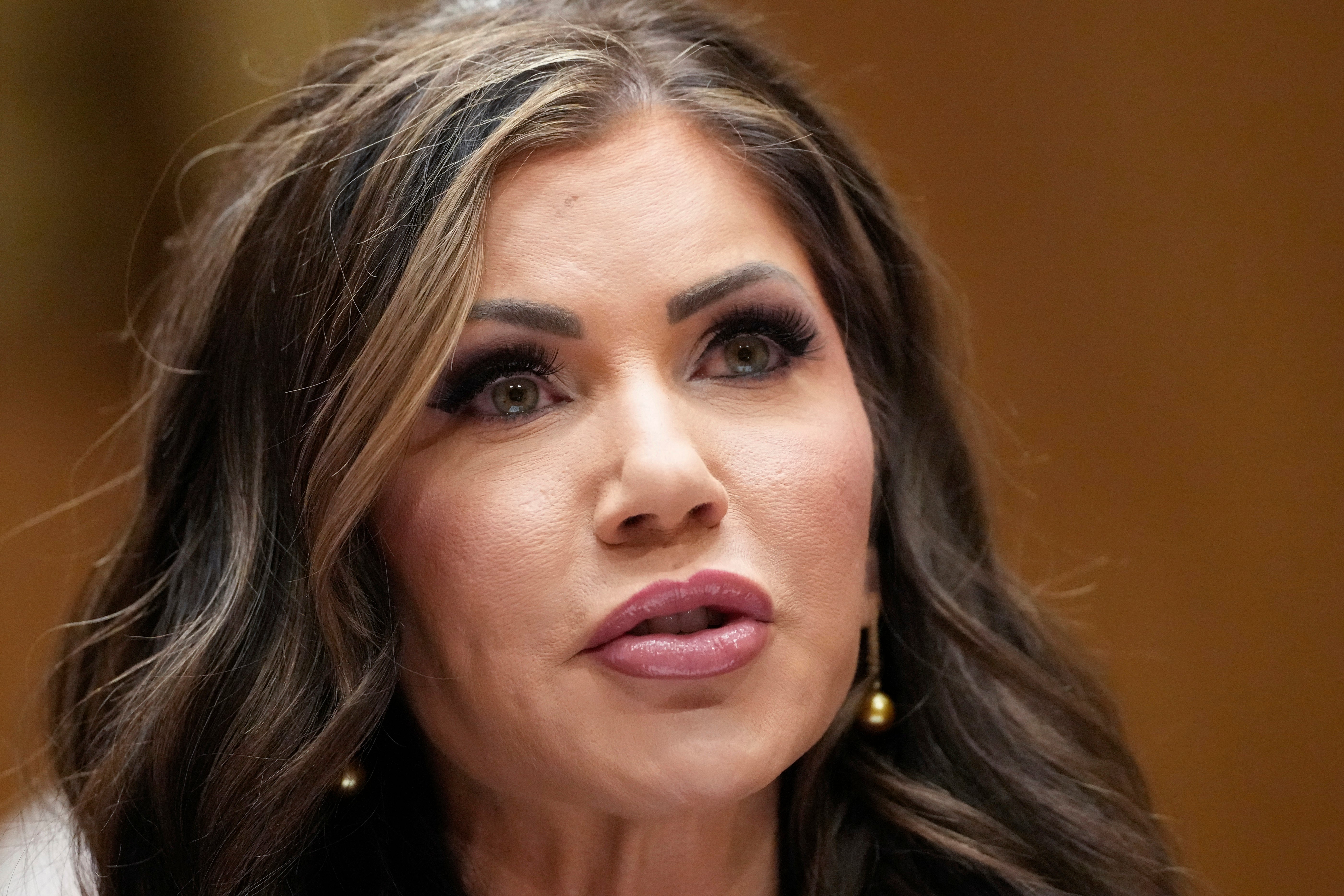 Fox News’ Greg Gutfeld said that Kristi Noem is ‘so hot’ that the fact that she executed her own puppy wouldn’t be a ‘deal breaker’ in her attempt to become U.S. Department of Homeland Security