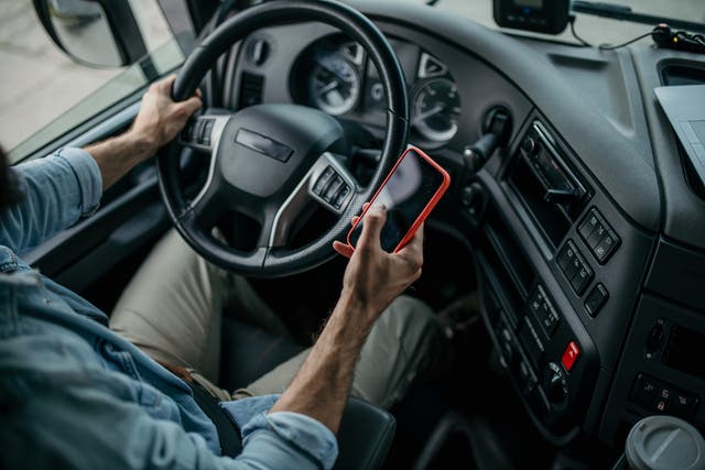 <p>The new AI powered cameras can spot people using their phones while driving</p>