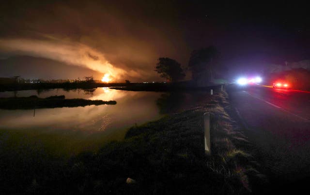Battery Storage Plant Fire