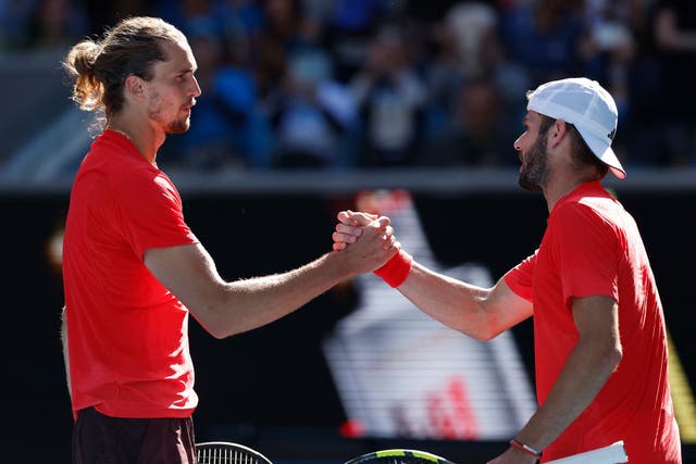 <p>Alexander Zverev is yet to drop a set at the Australian Open</p>