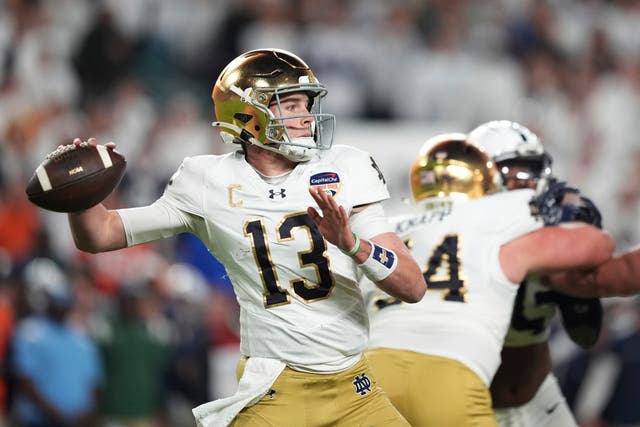 CFP Championship Notre Dame Offense Football