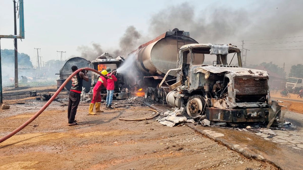 Nigerian gasoline tanker explosion death toll rises to 86, with 55 others injured