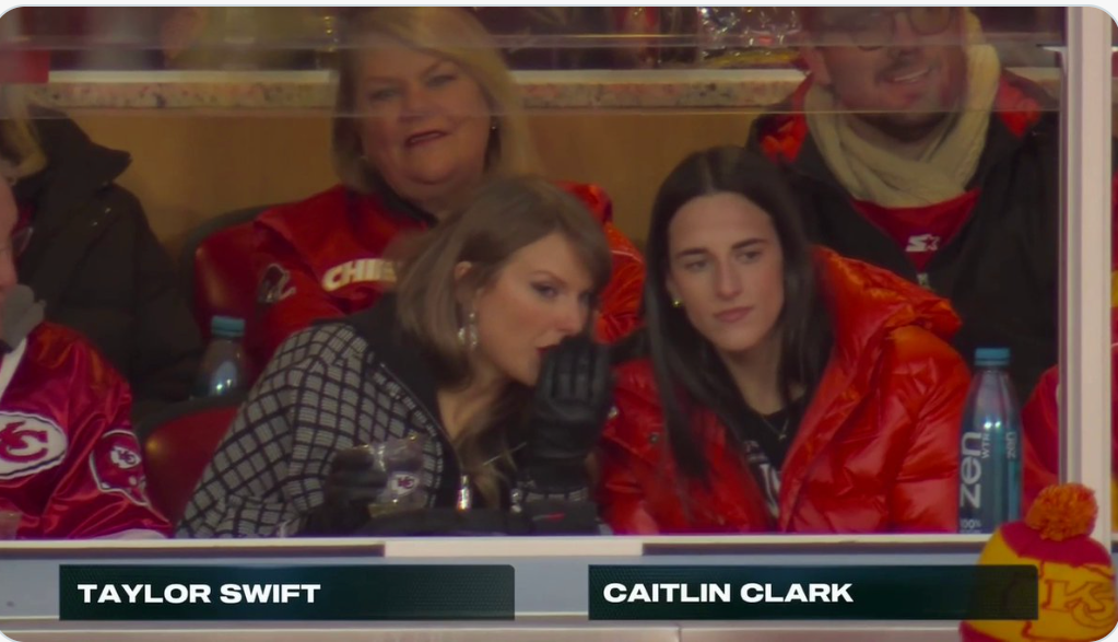 Power duo' Taylor Swift and Caitlin Clark come together to celebrate the Chiefs | The Independent