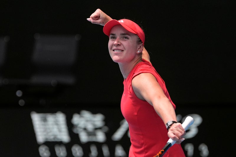 Elina Svitolina’s ‘fighting spirit’ on show with win over Russian at Aus Open