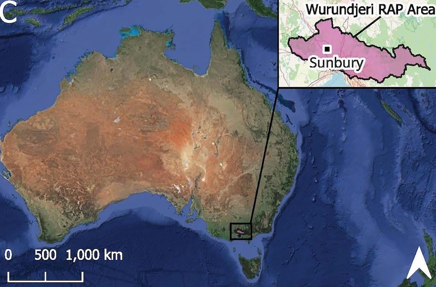 Location of archaeological study