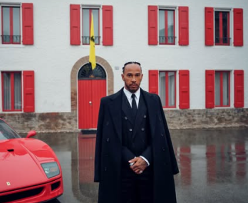 F1 fans highlight hidden message from Lewis Hamilton's Ferrari unveiling