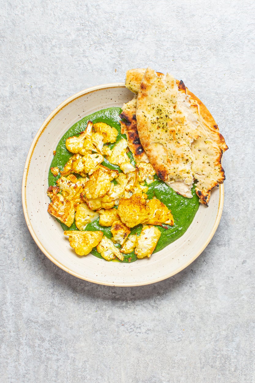 Curry with crisps? This bold and comforting cauliflower number breaks all the rules in the best possible way