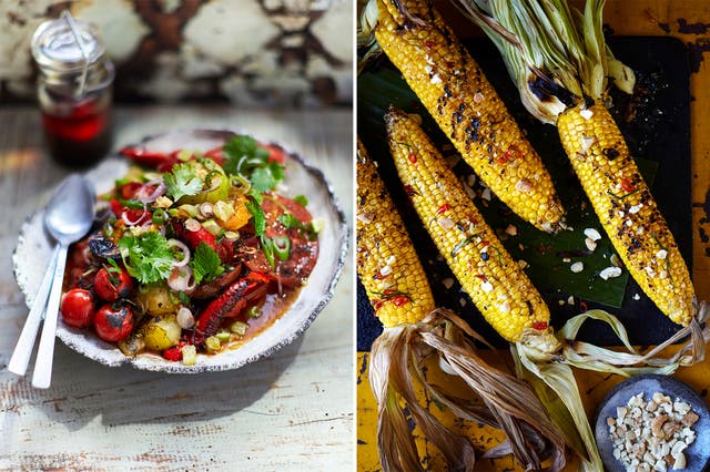 <p>Fire up the grill and forget the stress – these bold, smoky vegan Thai dishes from Sebby Holmes bring Farang-level flavour to your backyard</p>