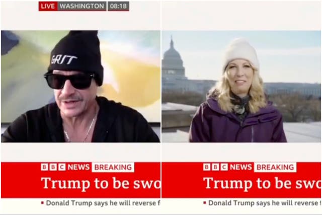 <p>Kid Rock speaks to the BBC’s Caitr?ona Perry on Inauguration Day</p>