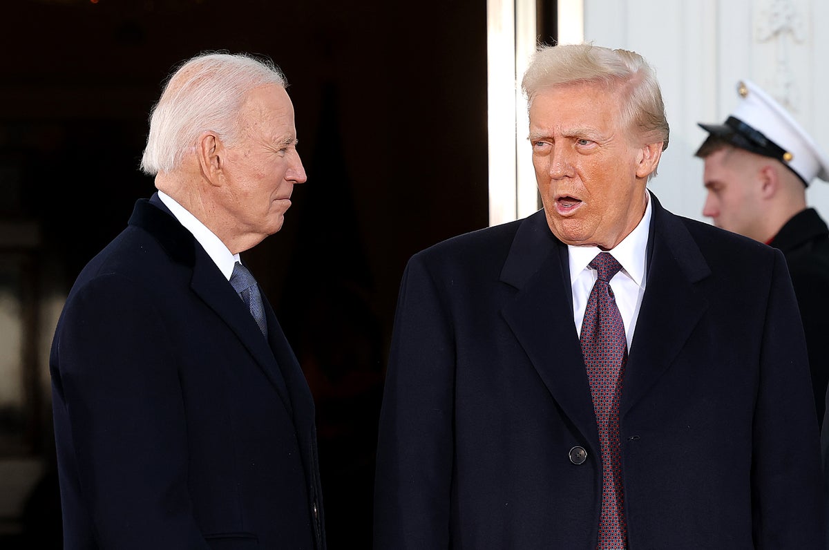 Trump and Biden will share a limo ride to inauguration – four years after president-elect snubbed tradition