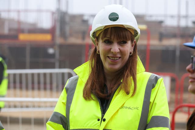 Deputy Prime Minister Angela Rayner (Chris Radburn/PA)