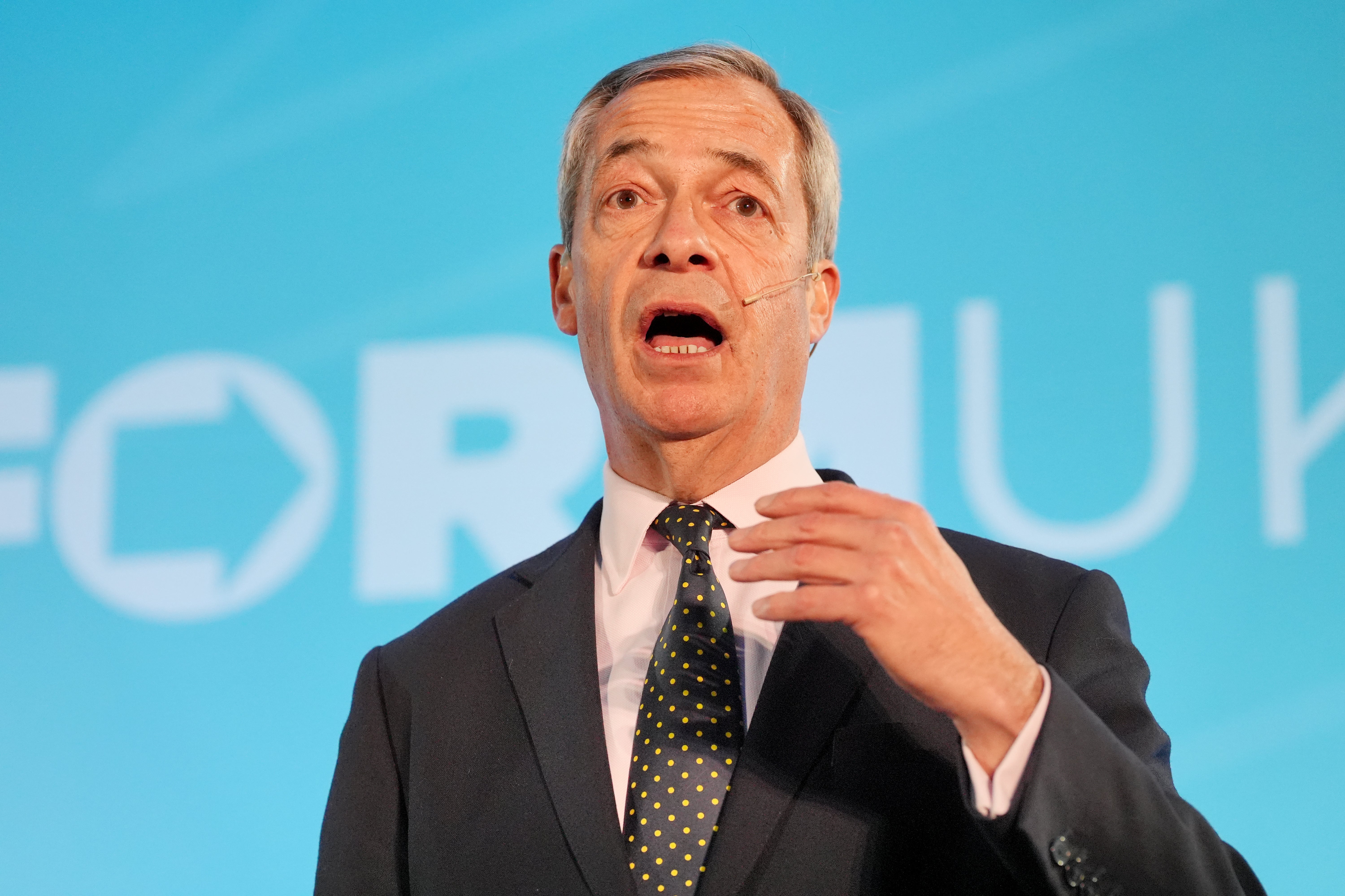 Reform UK leader Nigel Farage(Jonathan Brady/PA)