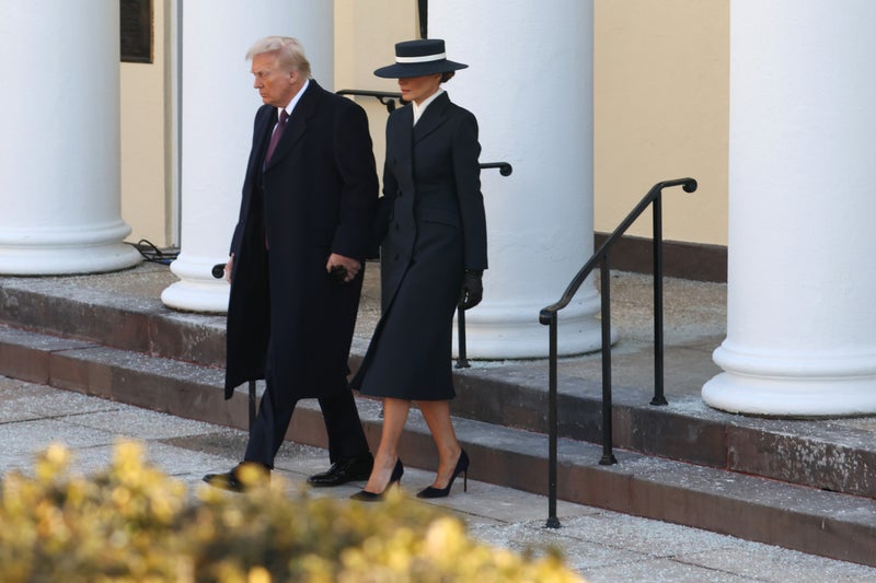 What is Melania Trump wearing on Inauguration Day?