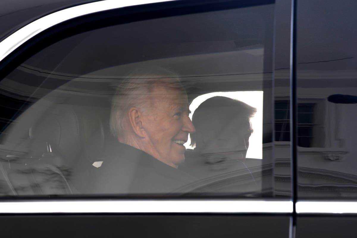 Trump and Biden share a limo ride to inauguration – four years after Trump snubbed tradition