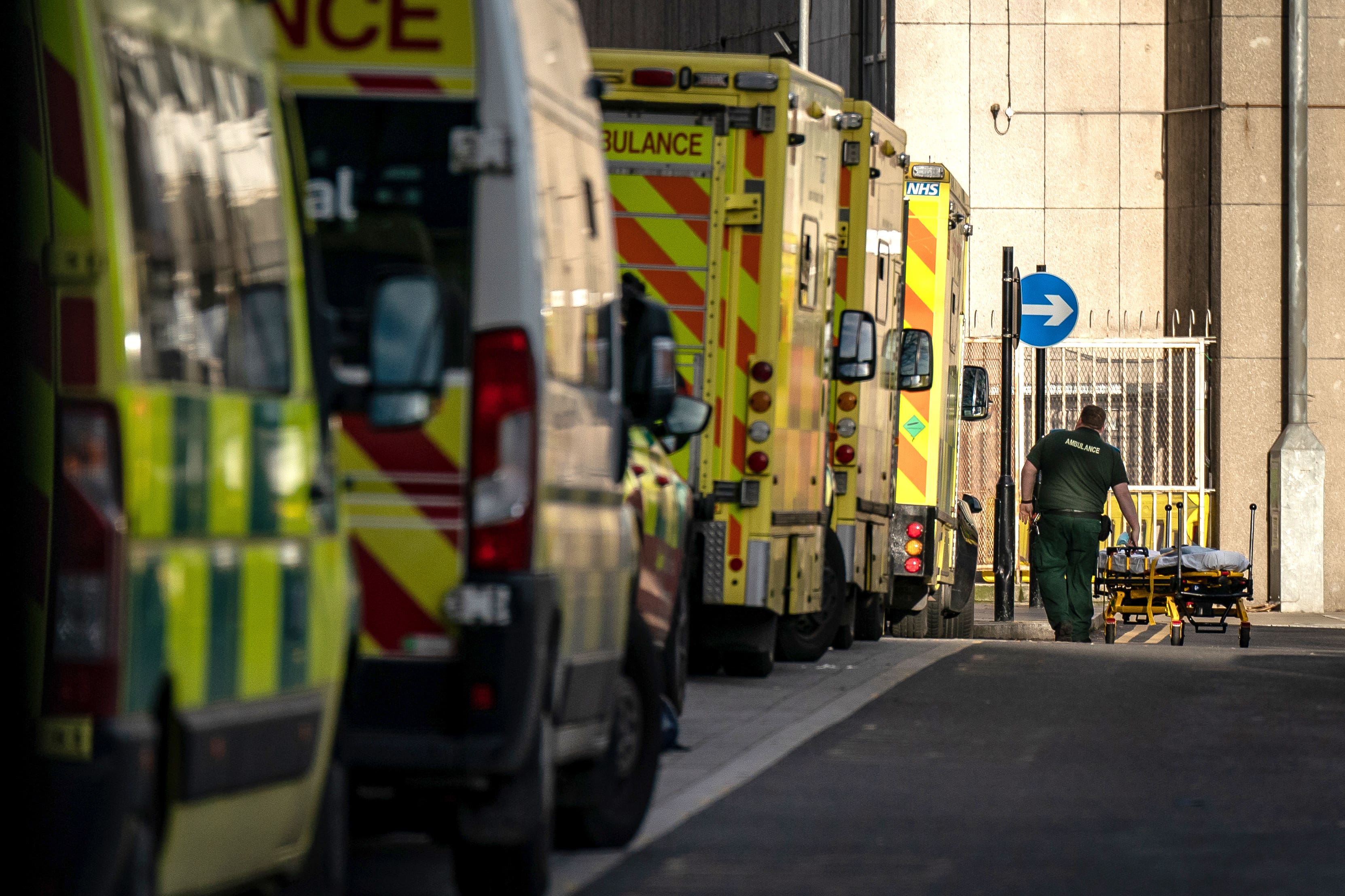 Treating patients in corridors can ‘slow the process of ambulance handovers’, a coroner said (Aaron Chown/PA)