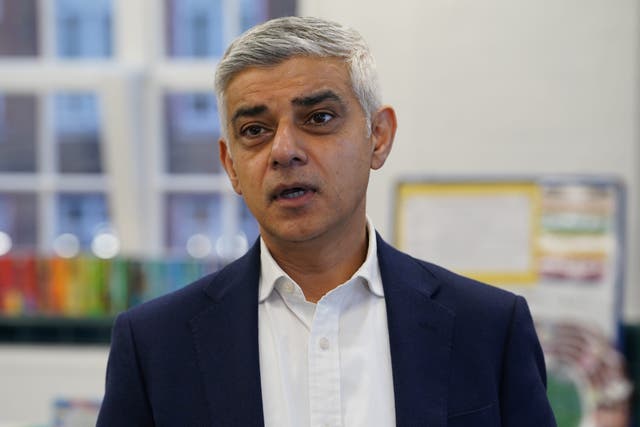 Sadiq Khan (Lucy North/PA)