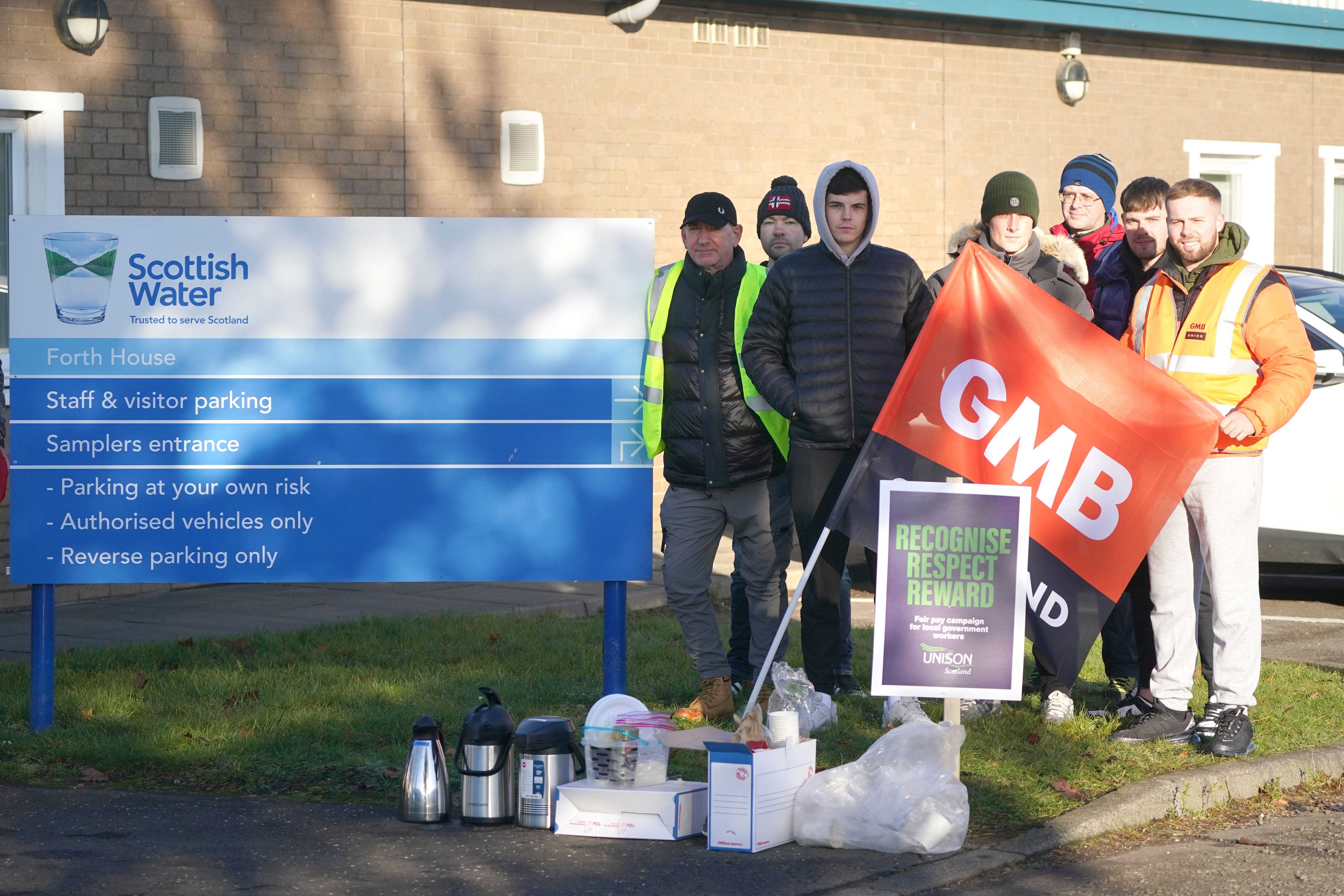 GMB members are to be balloted over a pay offer from Scottish Water (PA)