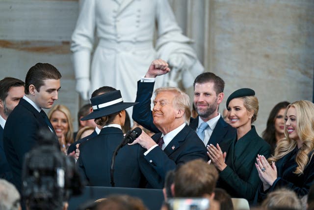 <p>‘Donald Trump’s family is believed to have made more than $3bn on paper from cryptocurrency’</p>