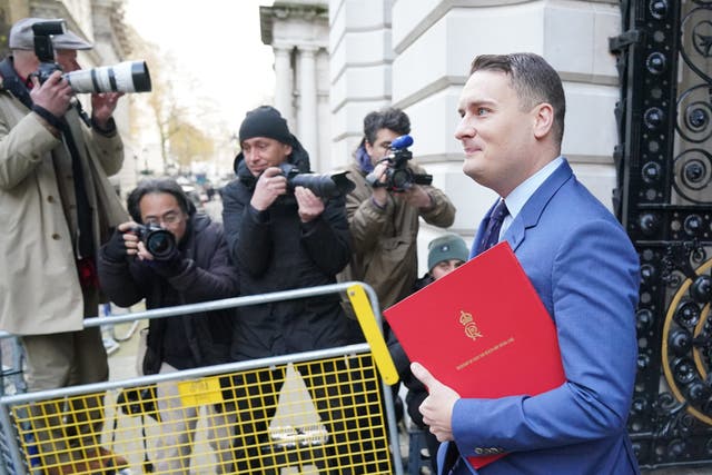 Health Secretary Wes Streeting has set out a new timetable for the previous government’s New Hospitals Programme. (Jonathan Brady/PA)