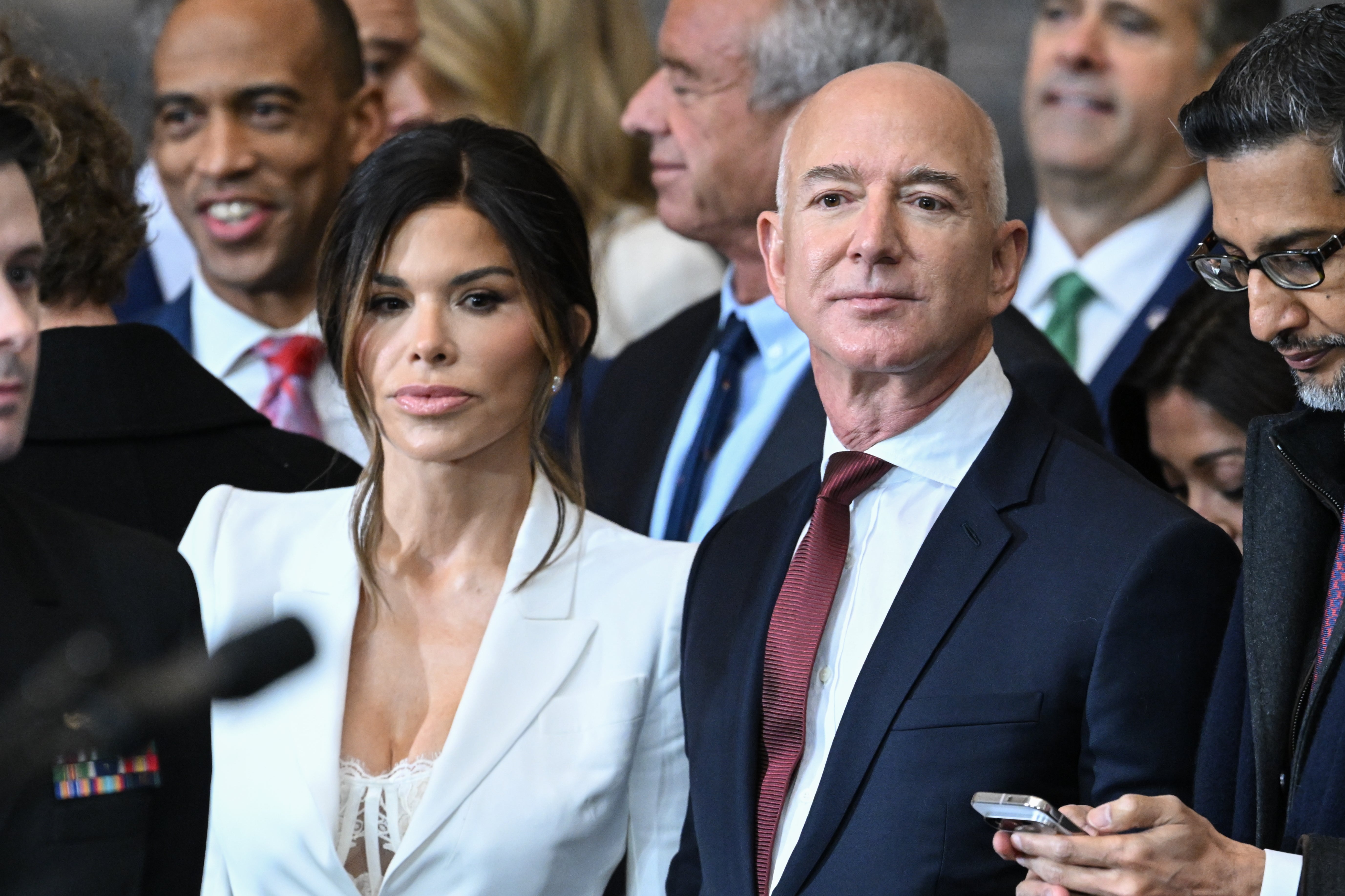 The couple at Donald Trump’s inauguration ceremony