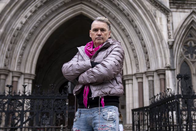 Dale Vince outside the Royal Courts of Justice on Friday (Ben Whitley/PA)