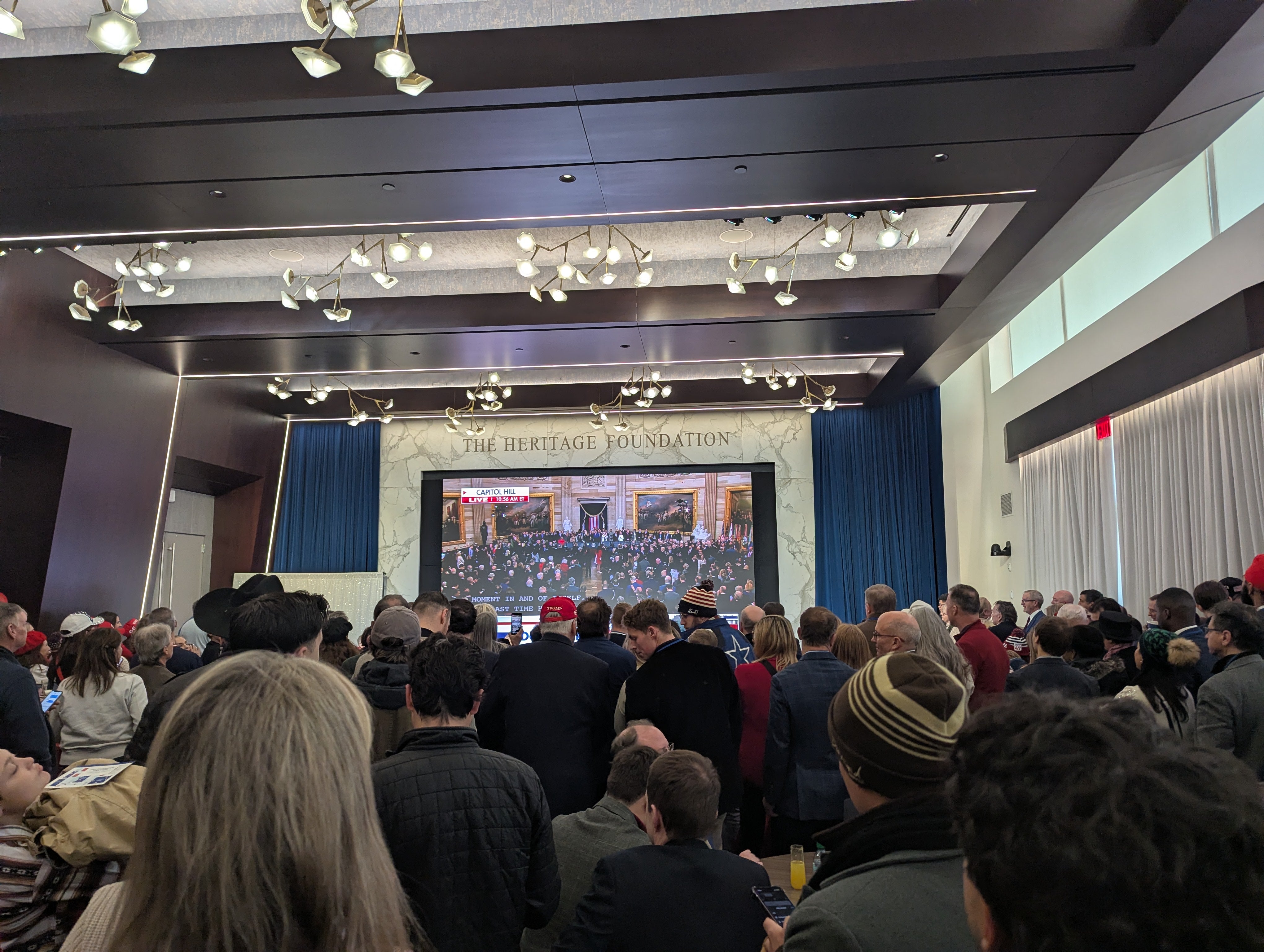 Inside the Heritage Foundation party