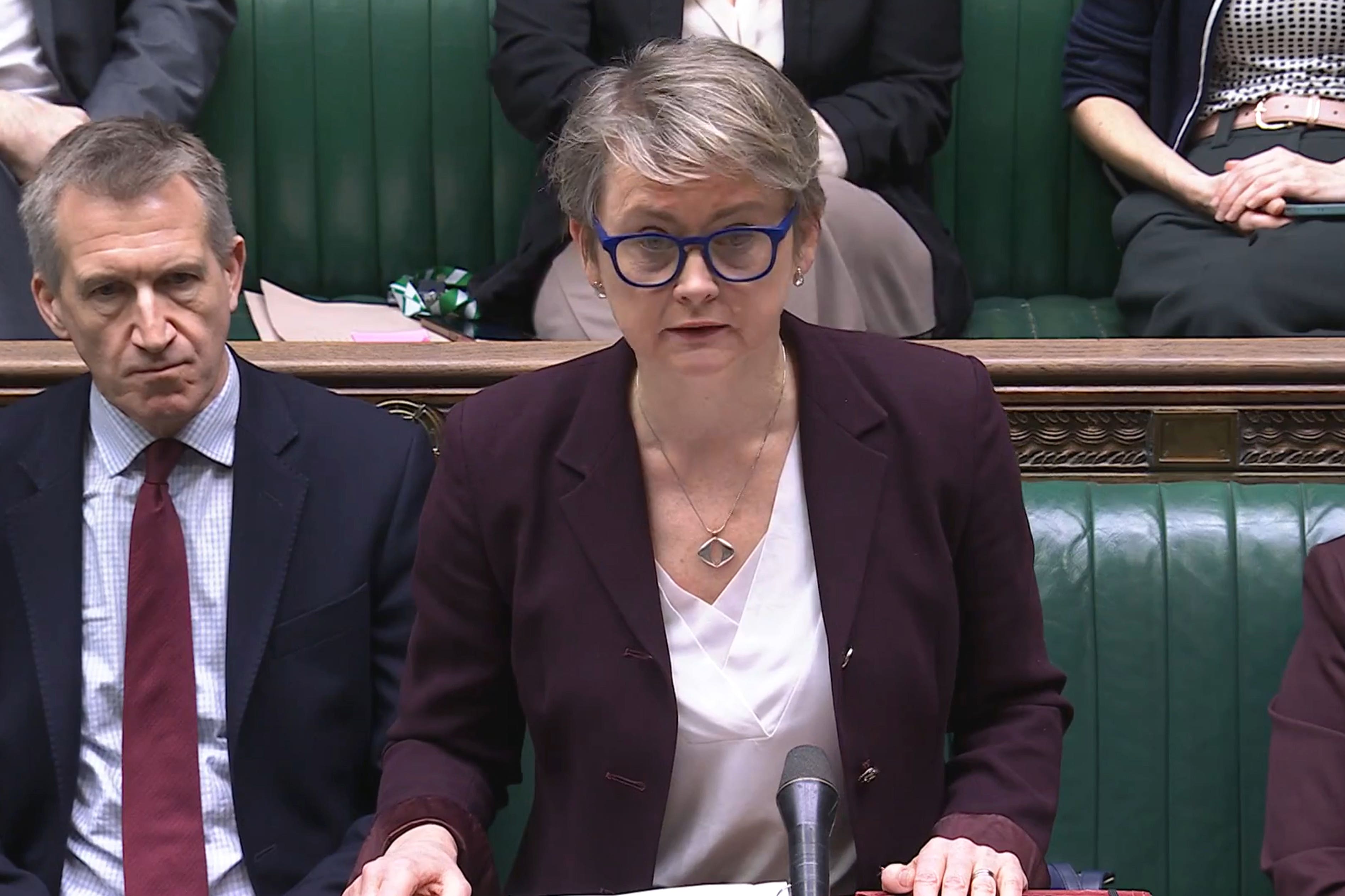 Home secretary Yvette Cooper told the Commons the government would launch a rapid review into grooming gangs