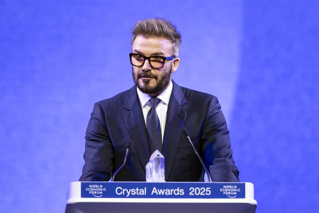 <p>Beckham: ‘Girls are held back by poverty, girls are held back by violence, girls are held back by discrimination’  </p>