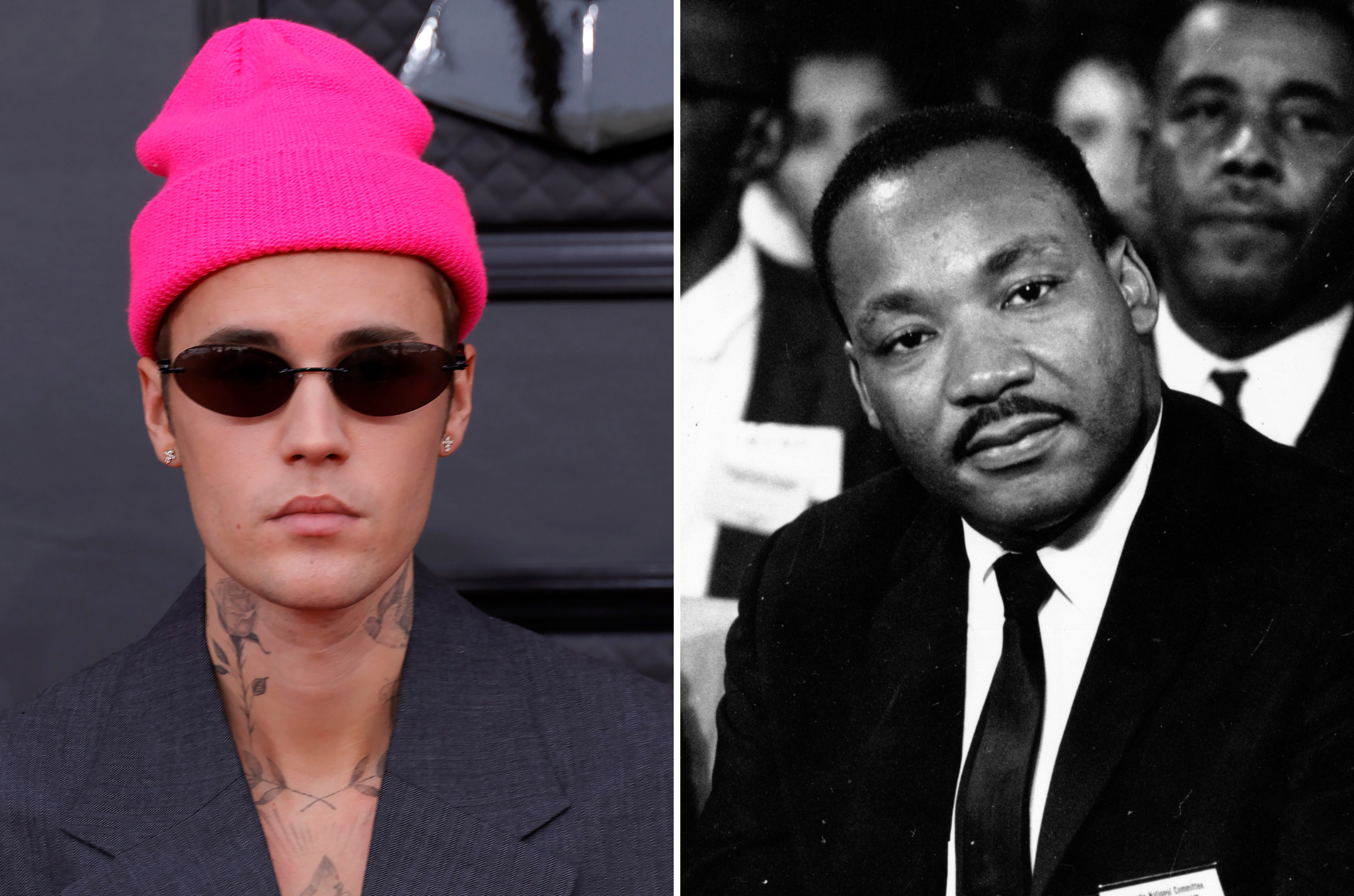Justin Bieber wished his fans a happy MLK Day