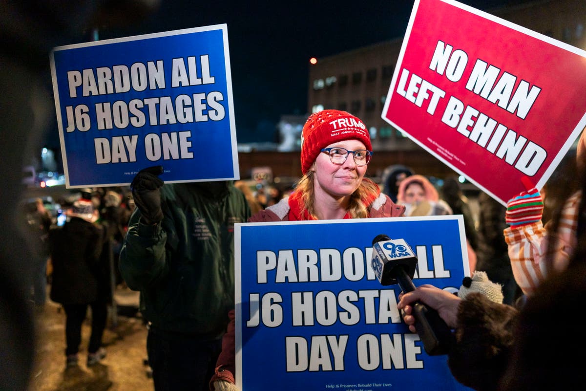Trump uses Biden pardons to defend release of violent Jan 6 rioters