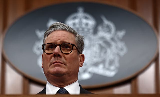 <p>Keir Starmer delivers a statement after the Government announces an inquiry the Southport murders</p>