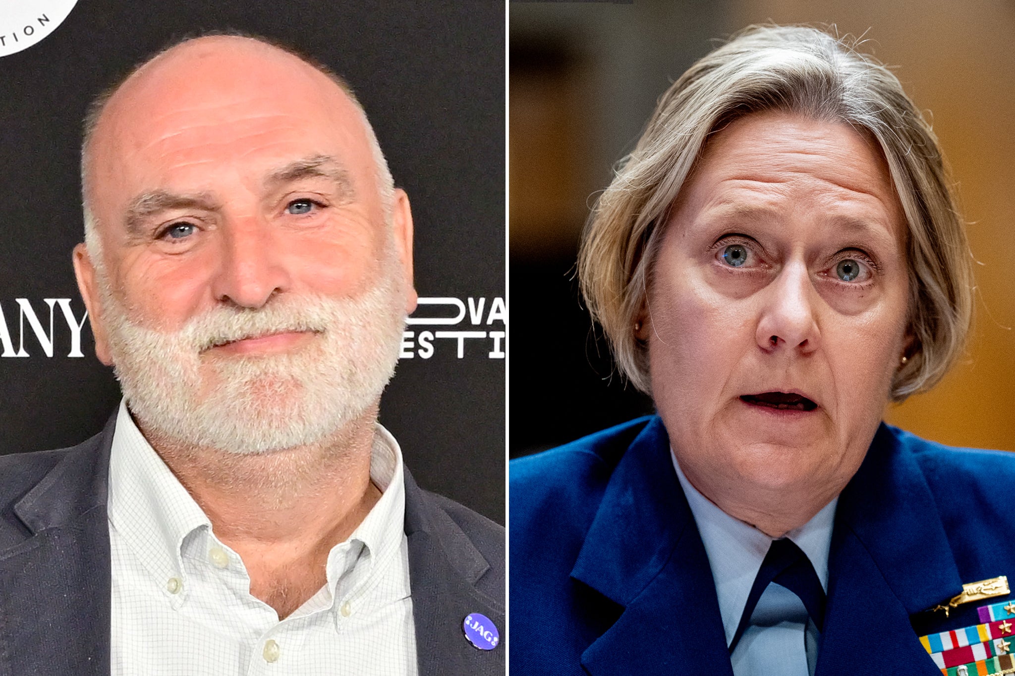 <p>José Andrés and Linda Fagan have both been dismissed by President Trump </p>