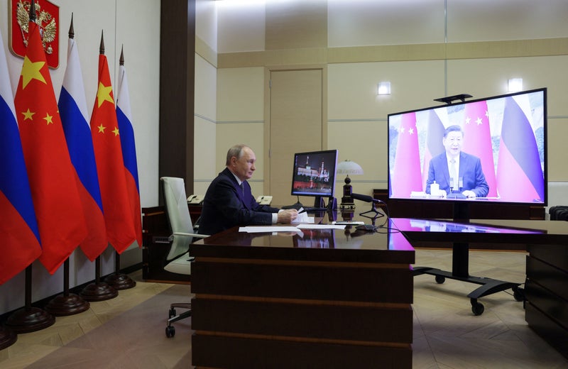 Putin proposes deeper ties with China in call with ‘dear friend’ Xi Jinping