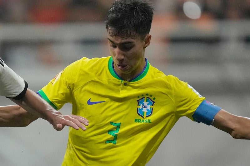 Man City sign Brazilian defender Vitor Reis on long-term deal from Palmeiras