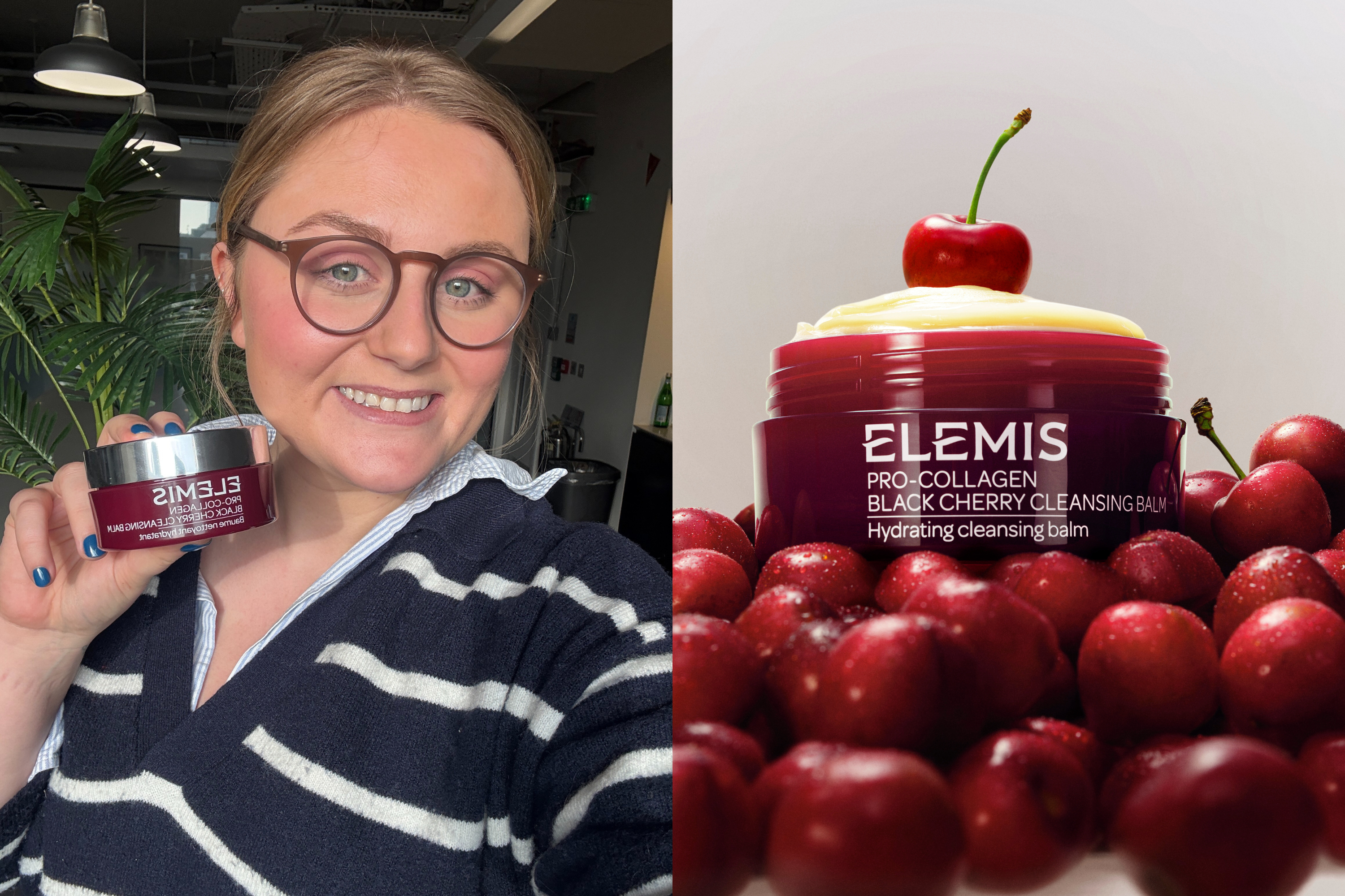 elemis pro-collagen cleansing balm black cherry review indybest