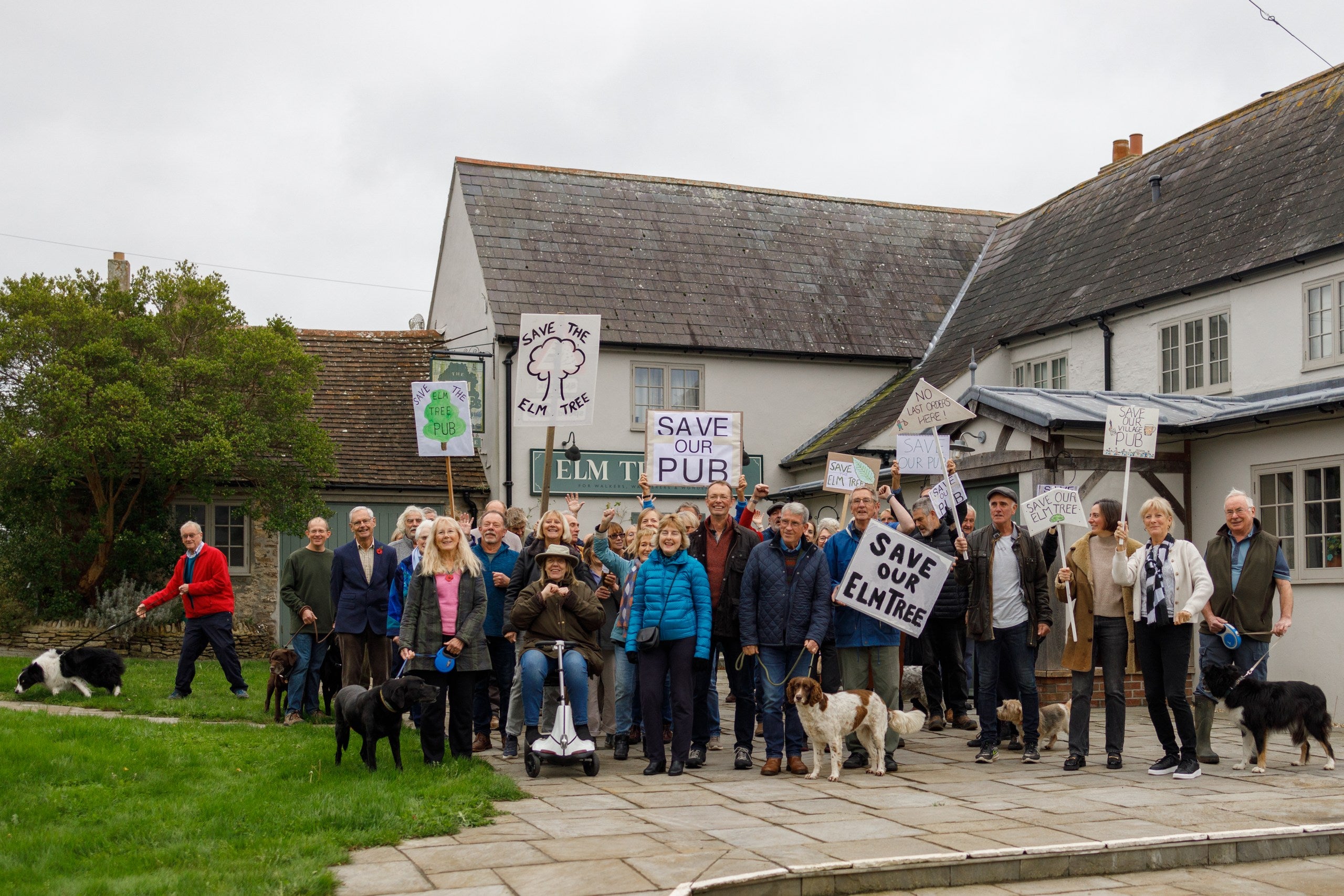 After launching in April of last year, the Friends of the Elm Tree have managed to raise half of the funds needed.