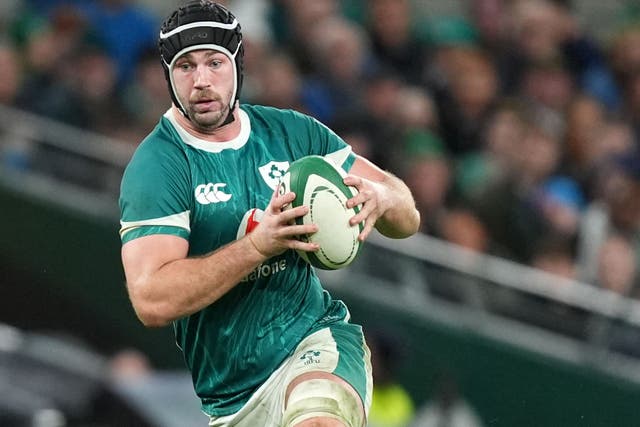 Caelan Doris was named captain ahead of Ireland’s autumn campaign (Niall Carson/PA)