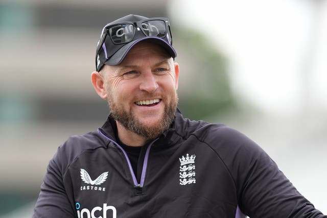 Brendon McCullum will lead England in white-ball cricket for the first time on Wednesday (Martin Rickett/PA)