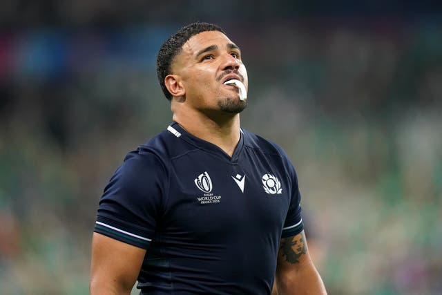 Sione Tuipulotu has been ruled out of Scotland’s Six Nations through injury (Adam Davy/PA)