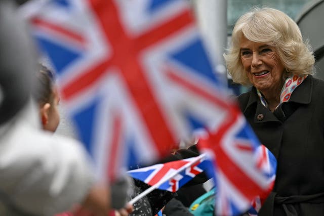 The Queen meets wellwishers as she leaves the new emergency department at Great Western Hospital in Swindon (Ben Stansall/PA)