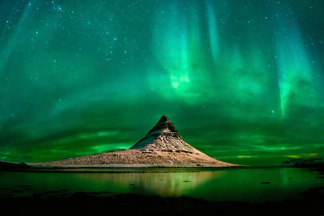 <p>Mount Kirkjufell is one of the most photographed sites in the country </p>