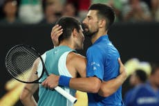 Novak Djokovic overcomes Carlos Alcaraz but ‘concerned’ by injury after epic Australian Open clash - live